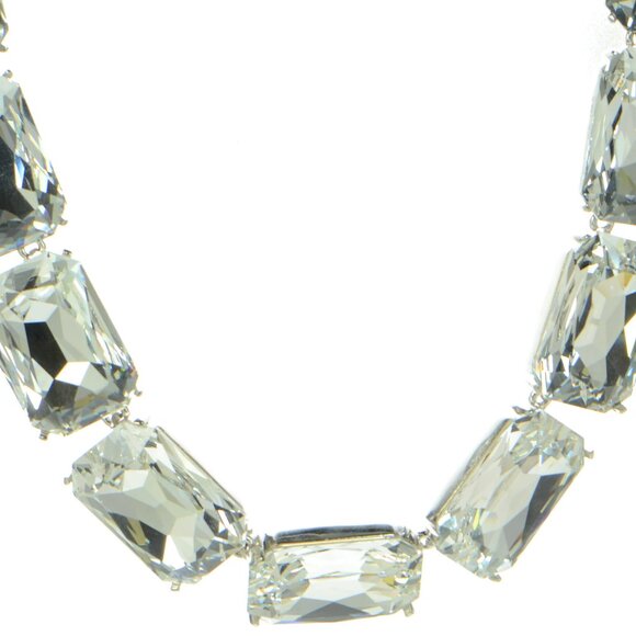 Oscar de la Renta Bold Crystal Necklace - Picture 2 of 4